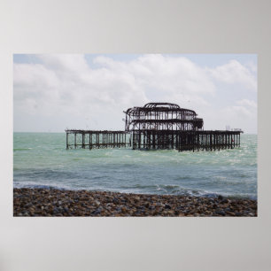 Poster Jetée ouest de Brighton