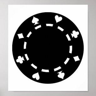 Poster Jetons de poker