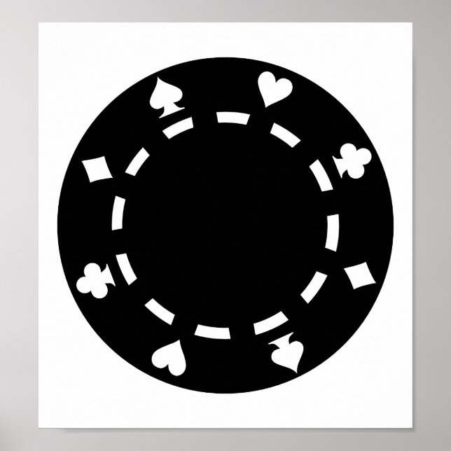 Poster Jetons de poker (Devant)