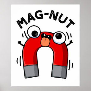 Poster Jeu d'amant amusant noix de mag