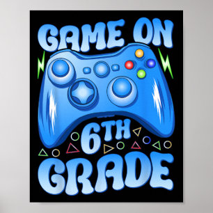 Poster Jeu De 6E Année Ck À L'École Jeux Vidéos Garçons K