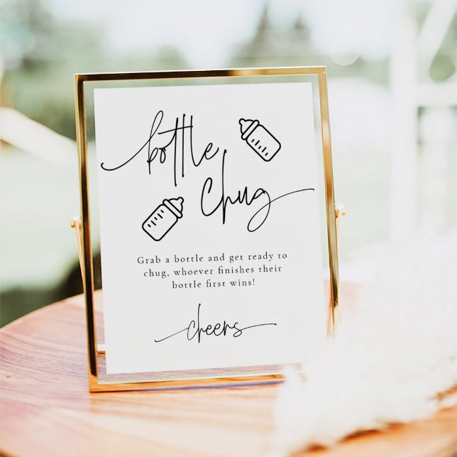 Poster Jeu de Baby shower de la bière à puce EMERY (Créateur téléchargé)