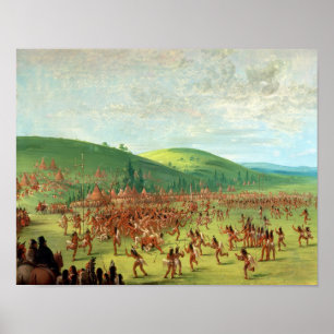 Poster Jeu de balle indienne