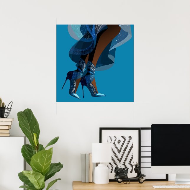POSTER JEU DE CHAUSSURES #1 (Bureau à domicile)