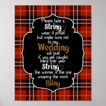 Jeu de collier Red Flannel jeu de Fête des mariées