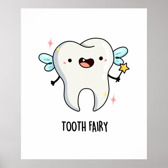 Poster Jeu de dent Fairy Drôle (Devant)