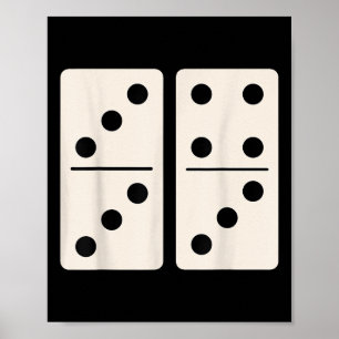 Poster Jeu de domino 6 7 Drôle 67 Alpha Argot Gen Z Brain