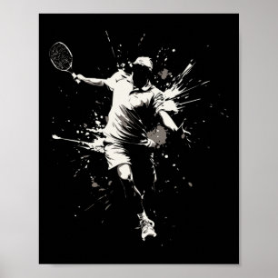 Poster Jeu de jeu de peinture de la Cour nette Joueur Dmi