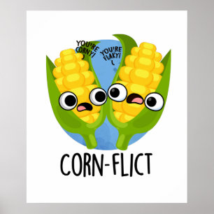 Poster Jeu de maïs amusant