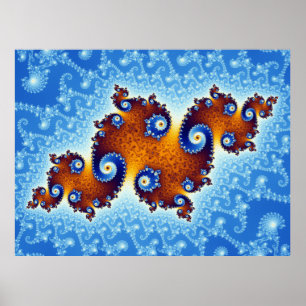 Poster Jeu de Mandelbrot de Julia Island