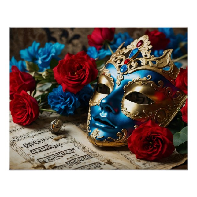 Poster Jeu de Masques et Mélodie (Devant)