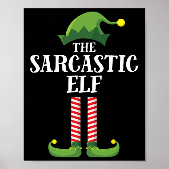 Poster Jeu de Noël du groupe de famille jumelé Elf Sarcas (Devant)