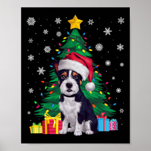 Poster Jeu de Noël moche Arbre américain Staffordshire Te