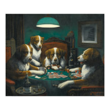 Jeu de Poker par Cassius Marcellus Coolidge (1894)