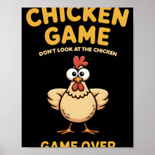 Poster Jeu de poulet Ne regardez pas le jeu de poulet Gam
