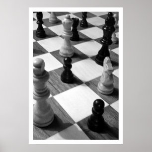 Poster Jeu d'échecs
