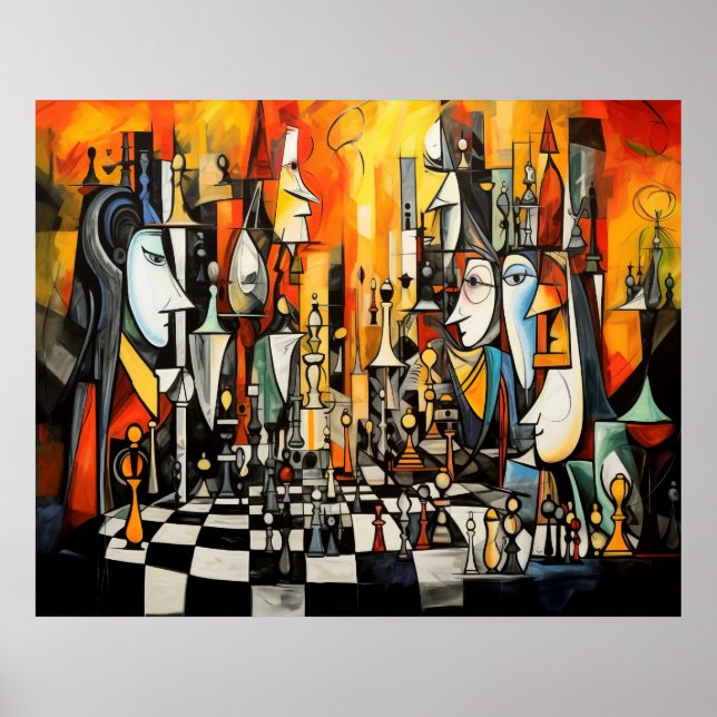 Poster Jeu d'échecs 3 (Devant)