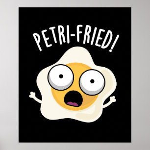 Poster Jeu d'Oeuf frit à la potri amusant Jeu d'Oeuf fonc