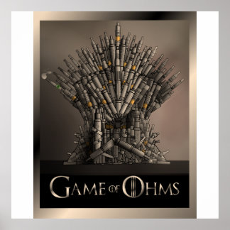 Poster Jeu d'Ohms
