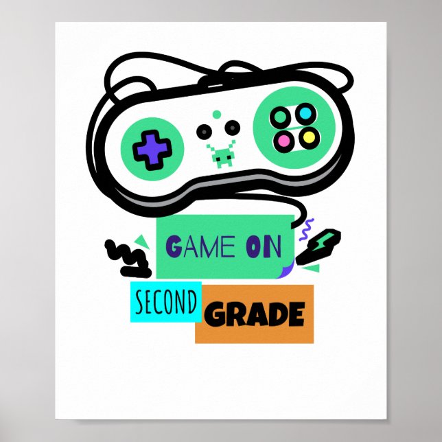 Poster Jeu en 2e année - Premier jour de 2e année Retour (Devant)