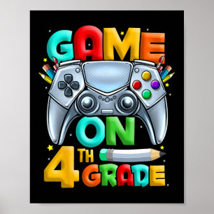 Poster Jeu en 4e année Retour à l'école 4e année niveau U