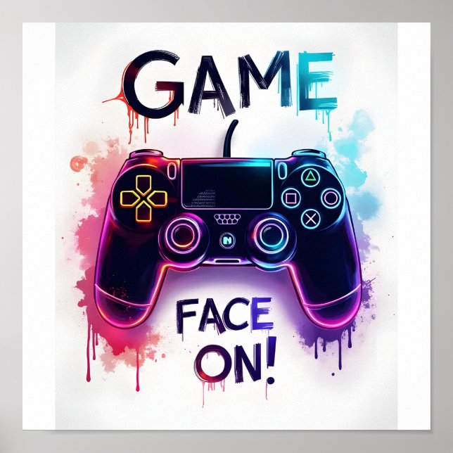 Poster Jeu Face On ! Art du contrôleur (Devant)