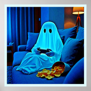 Poster Jeu Ghost Soirée Cosy En Design