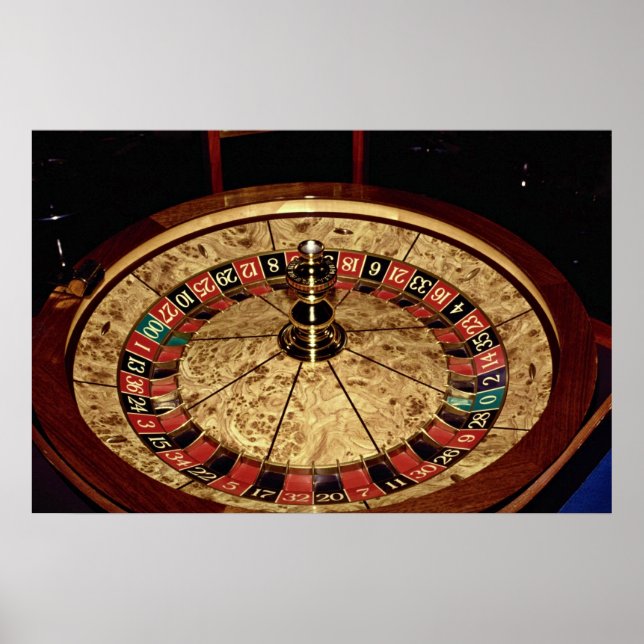 Poster Jeu, roulette (Devant)
