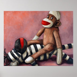 Poster Jeu sale des chaussettes 3 sale