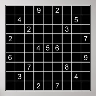 Poster Jeu Sudoku