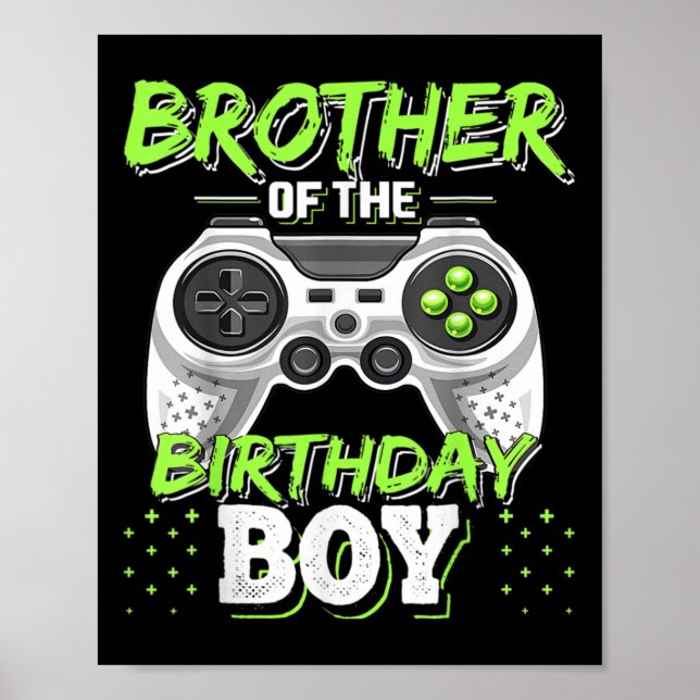 Poster Jeu Vidéo Correspondant Anniversaire Frère De L'An (Devant)