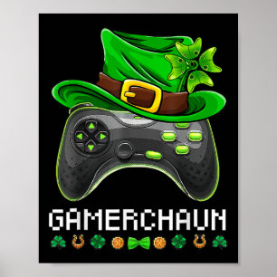 Poster Jeu vidéo Leprechaun Jour de la Saint Patrick Game