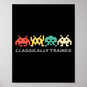 Poster Jeu vidéo Vintage Retro Jeux Arcade 80s 1