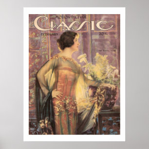 Poster Jeune copie vintage de magazine de film de Clara