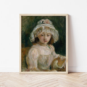Poster Jeune fille avec Casquette Berthe Morisot
