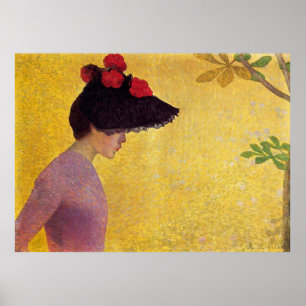 Poster Jeune Fille de Profil by Aristide Maillol