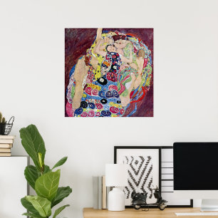 Poster Jeune fille (Vierge), Gustav Klimt, art vintage