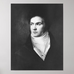 Poster Jeune Ludwig van Beethoven 1806