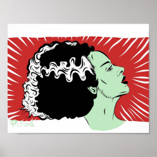 Poster Jeune mariée de Frankenstein