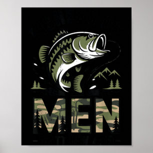 Poster Jeune pêcheur d'hommes chrétien pêche Bible Camo B