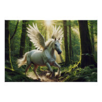 Jeune Pegasus forestier