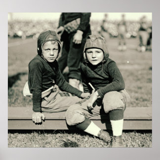 Poster Jeunes fans de football 1920