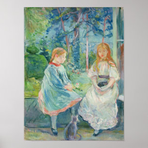 Poster Jeunes filles à la fenêtre, 1892