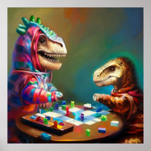 Poster Jeux de la Commission T Rexs