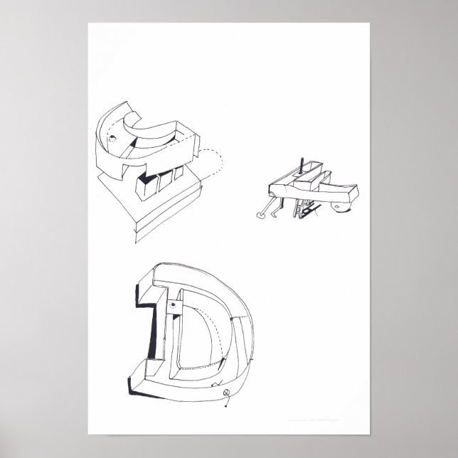 Poster Jeux de la construction CLD Monogramme Dessin 15 a (Devant)