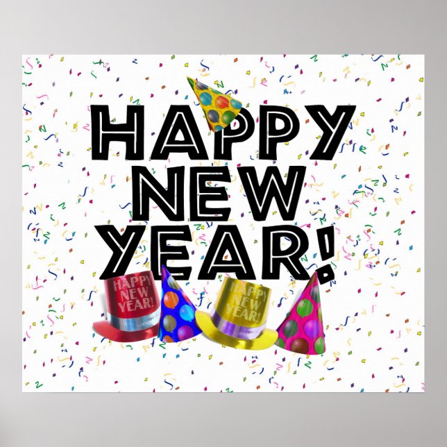 POSTER JEUX NOUVEL AN ! (Devant)