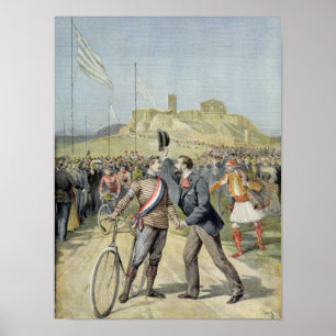 Poster Jeux olympiques à Athènes