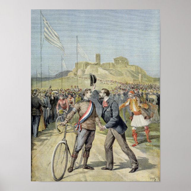 Poster Jeux olympiques à Athènes (Devant)