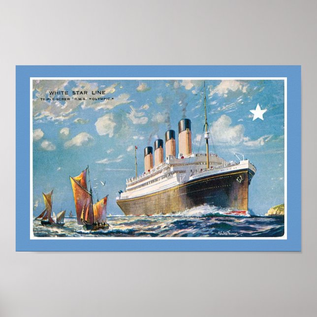 Poster Jeux olympiques de la ligne des Etoiles Blanches (Devant)