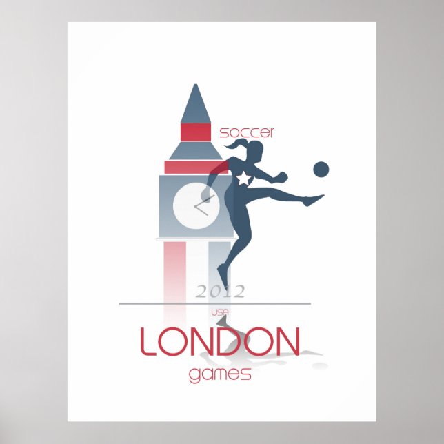 Poster Jeux Olympiques : Football (Devant)